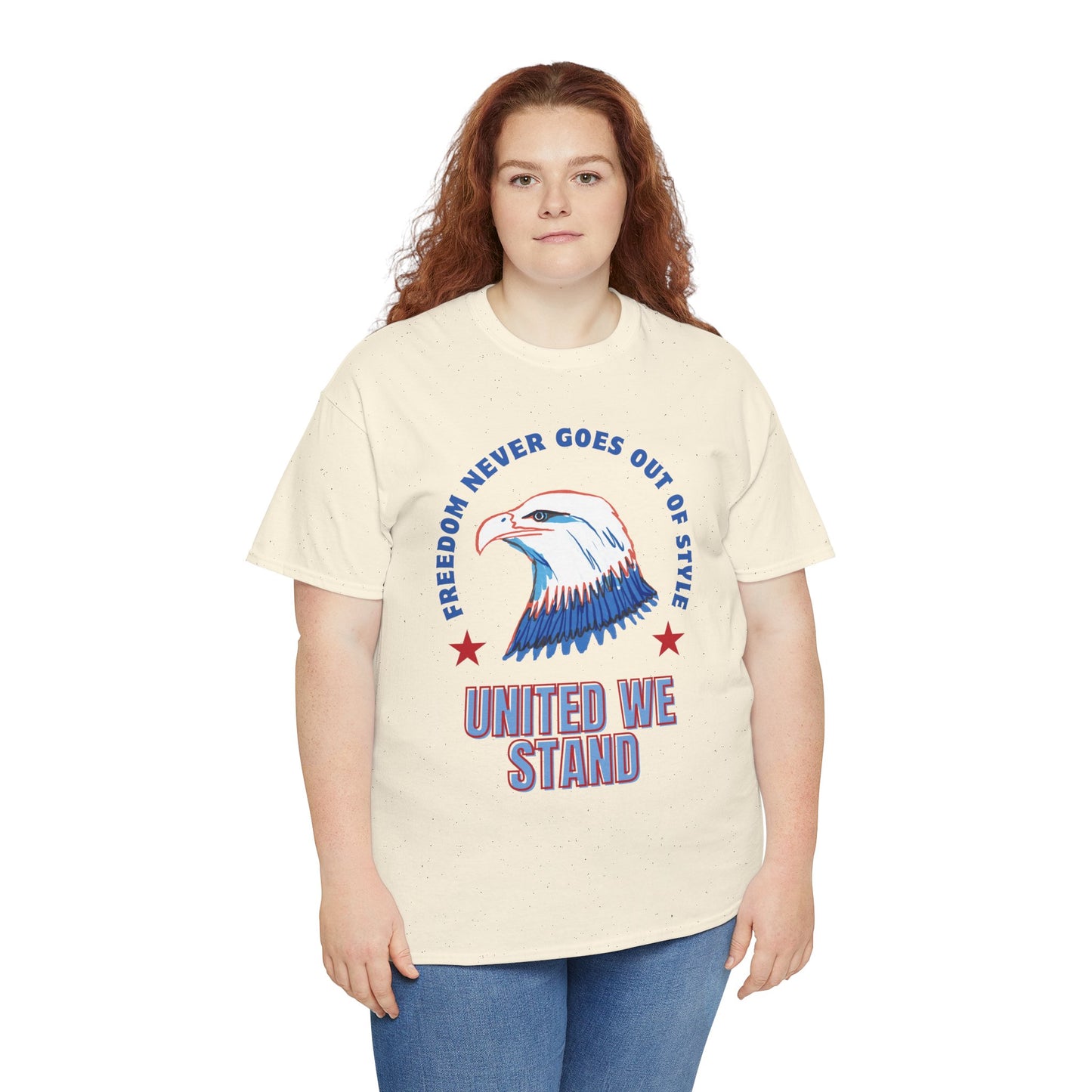 Patriotic Graphic Tee - Freedom Never Goes Out of Style, Unisex Cotton T-Shirt for Fourth of July, Memorial Day, Casual Wear, Gift for [...]