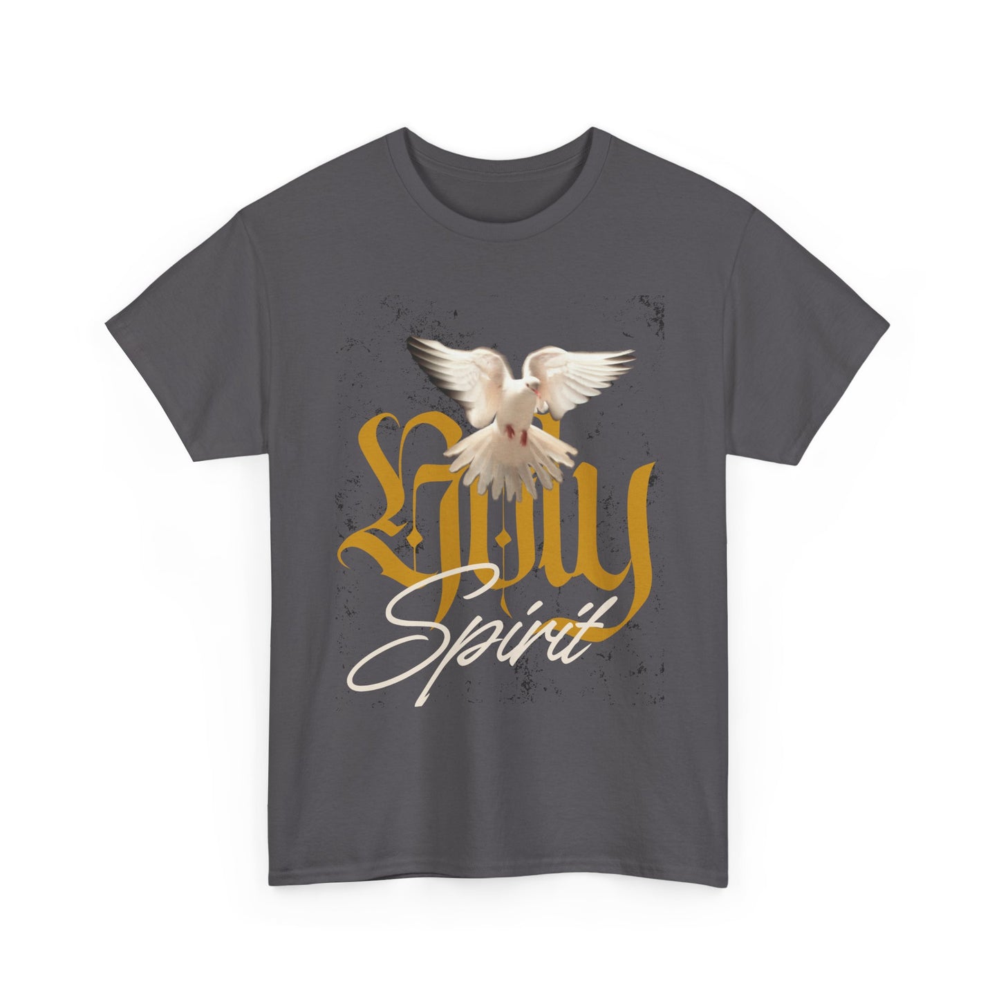 Spirit Dove Unisex Heavy Cotton Tee, Inspirational Apparel, Faith-Based Gift, Casual Wear, Comfortable T-Shirt