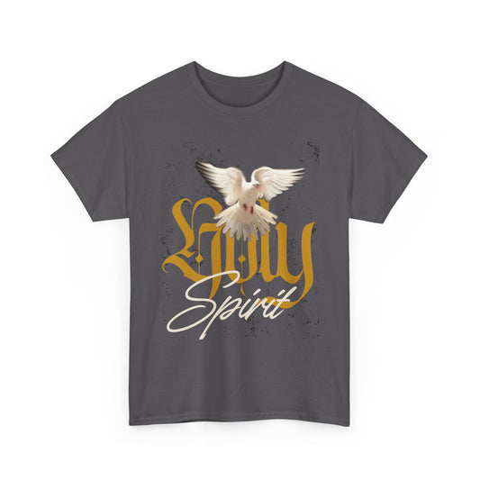Spirit Dove Unisex Heavy Cotton Tee, Inspirational Apparel, Faith-Based Gift, Casual Wear, Comfortable T-Shirt