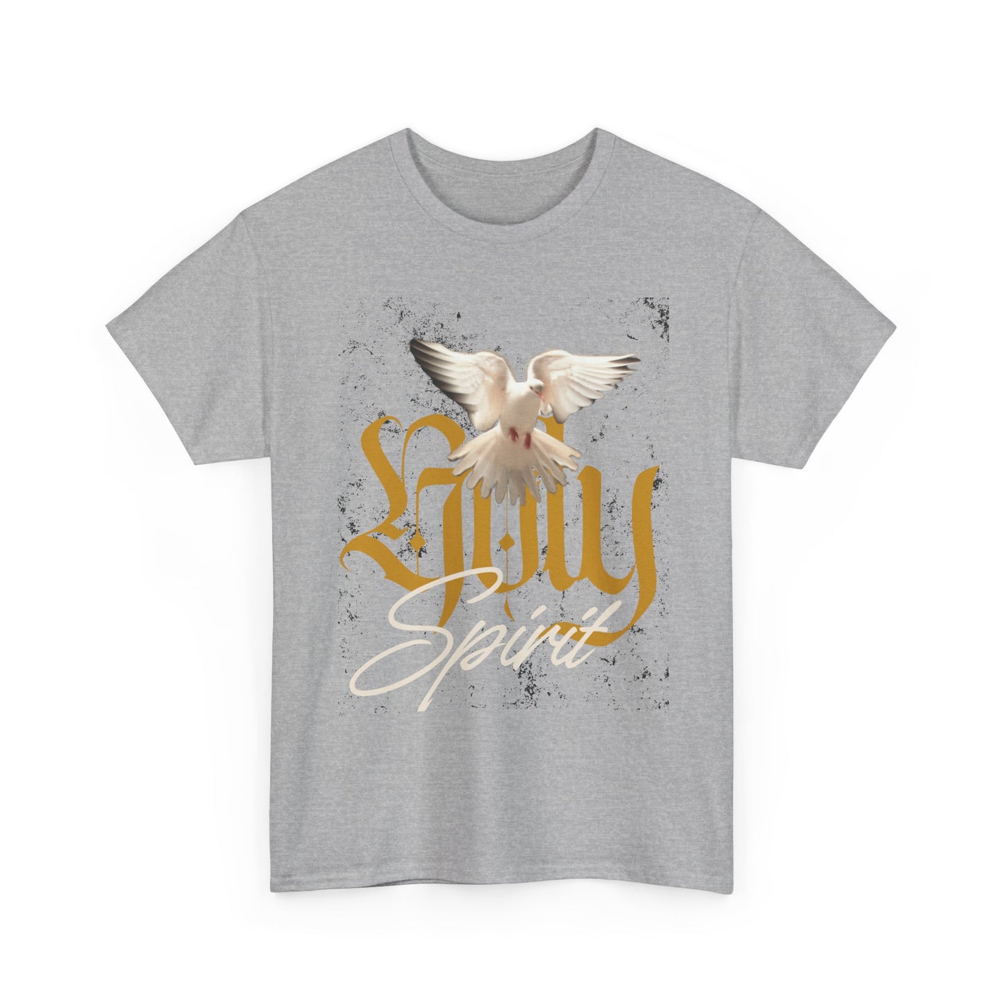 Spirit Dove Unisex Heavy Cotton Tee, Inspirational Apparel, Faith-Based Gift, Casual Wear, Comfortable T-Shirt