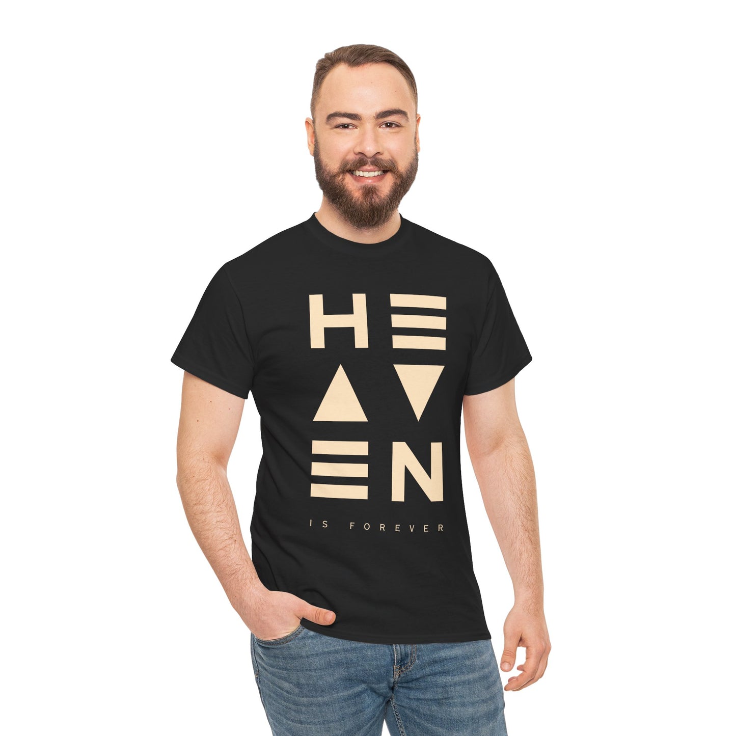 Heaven Unisex Heavy Cotton Tee - Comfortable Graphic Tee for Casual Wear, Gift for Friends, Relaxed Fashion, Spiritual Vibe, Summer [...]