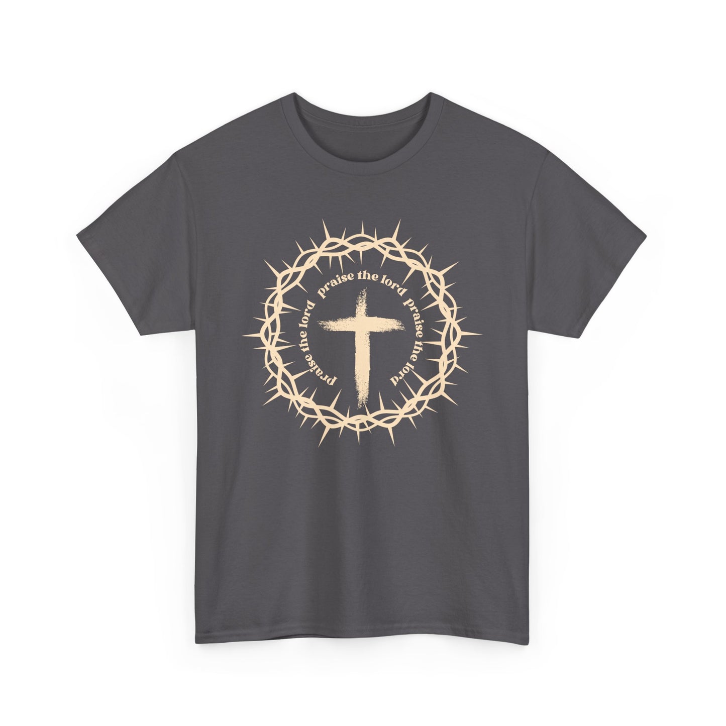 Faith-Inspired Heavy Cotton Tee - Religious T-Shirt, Spiritual Gift, Everyday Wear, Christian Apparel, Church Outfits