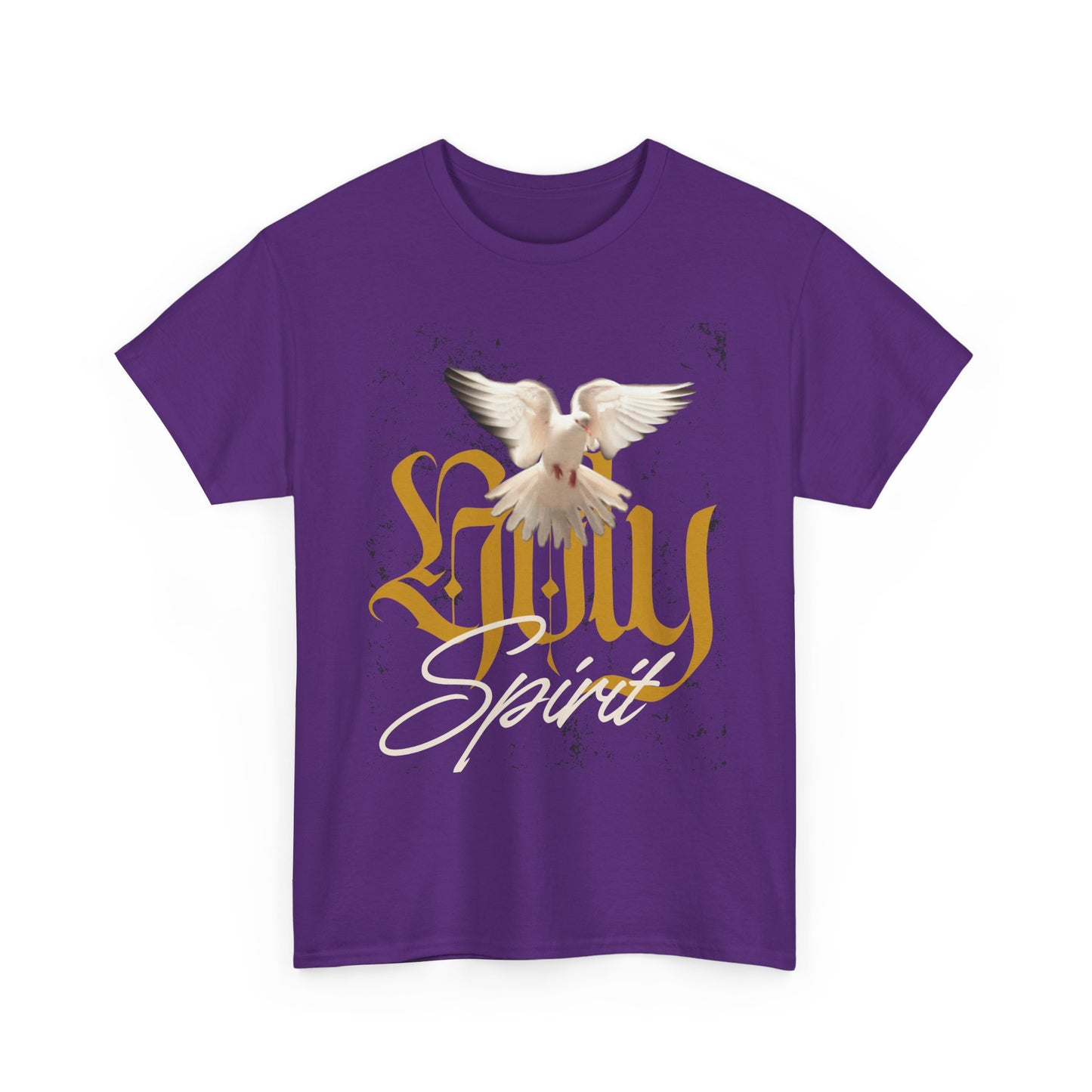 Spirit Dove Unisex Heavy Cotton Tee, Inspirational Apparel, Faith-Based Gift, Casual Wear, Comfortable T-Shirt