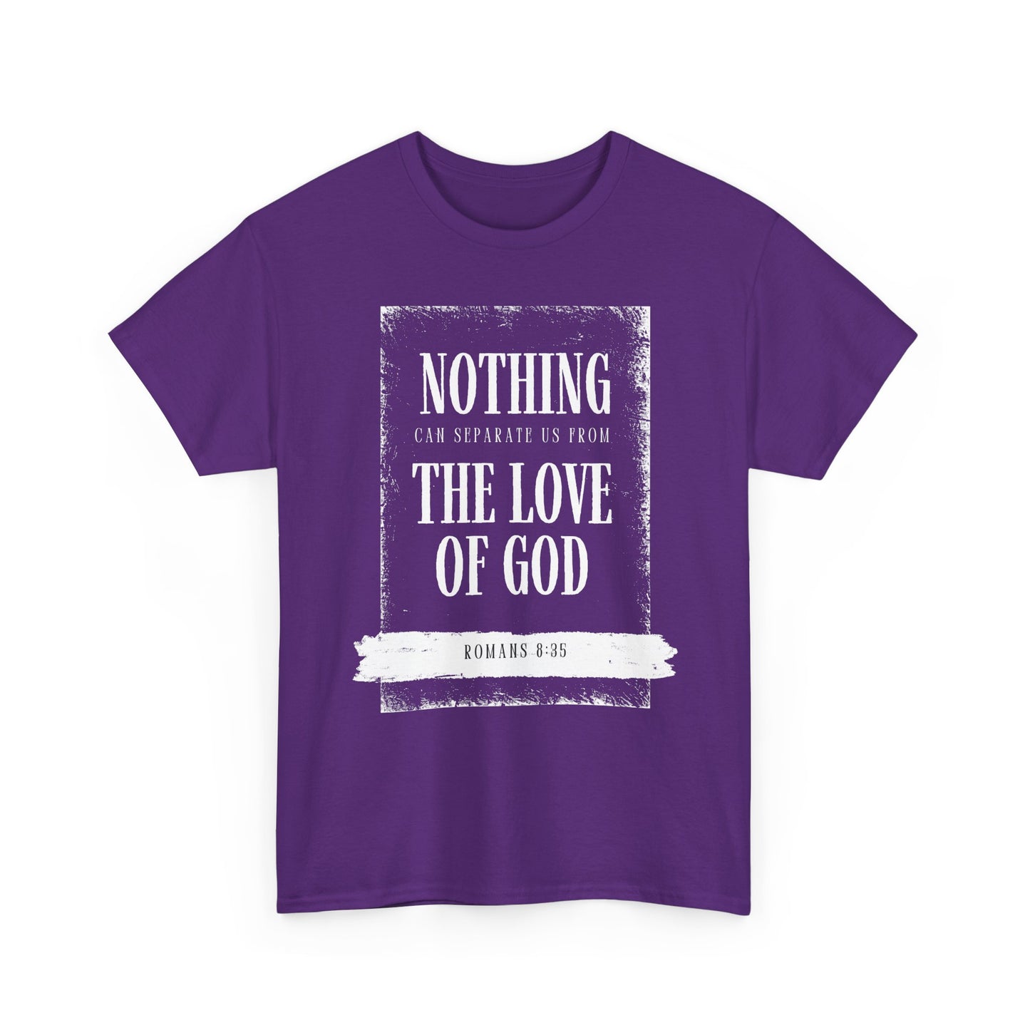 Christian Faith Tee - Romans 8:39 Unisex Cotton Shirt, Inspirational Gift, Everyday Wear, Religious Top, Casual Clothing