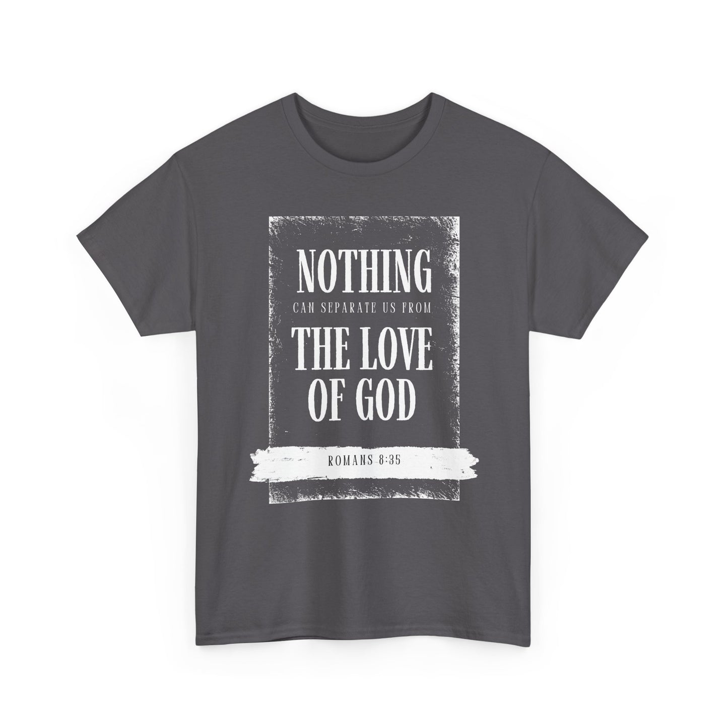Christian Faith Tee - Romans 8:39 Unisex Cotton Shirt, Inspirational Gift, Everyday Wear, Religious Top, Casual Clothing
