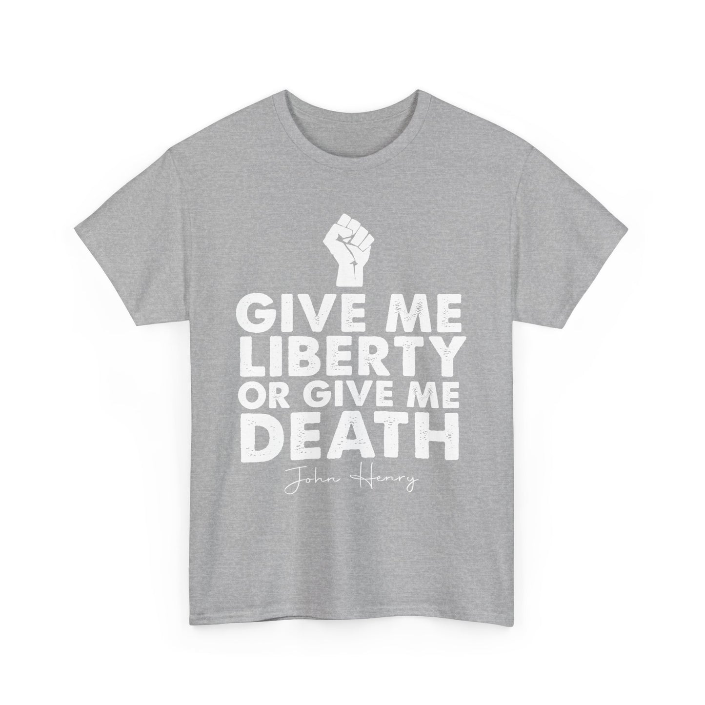 Empowerment Tee | Give Me Liberty Or Give Me Death | Unisex Heavy Cotton T-Shirt, Activist Apparel, Freedom Shirt, Gift for History [...]