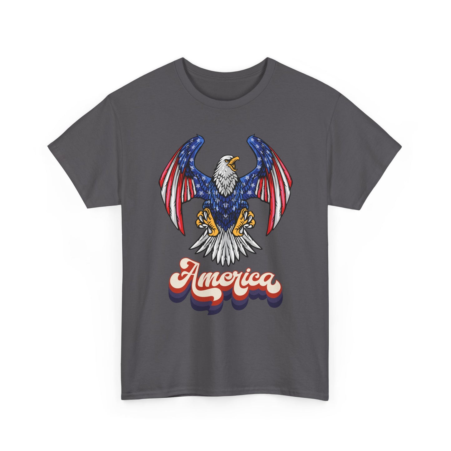 America Eagle T‑Shirt — Vintage Patriotic Bald Eagle Graphic Tee