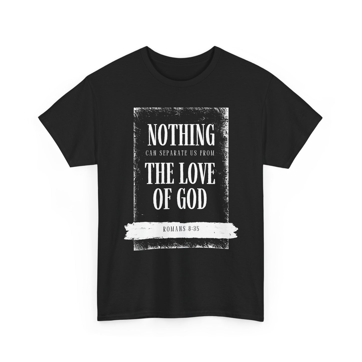 Christian Faith Tee - Romans 8:39 Unisex Cotton Shirt, Inspirational Gift, Everyday Wear, Religious Top, Casual Clothing