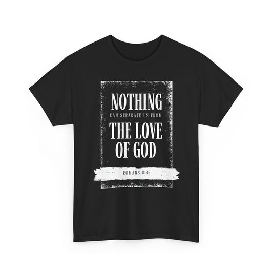 Christian Faith Tee - Romans 8:39 Unisex Cotton Shirt, Inspirational Gift, Everyday Wear, Religious Top, Casual Clothing