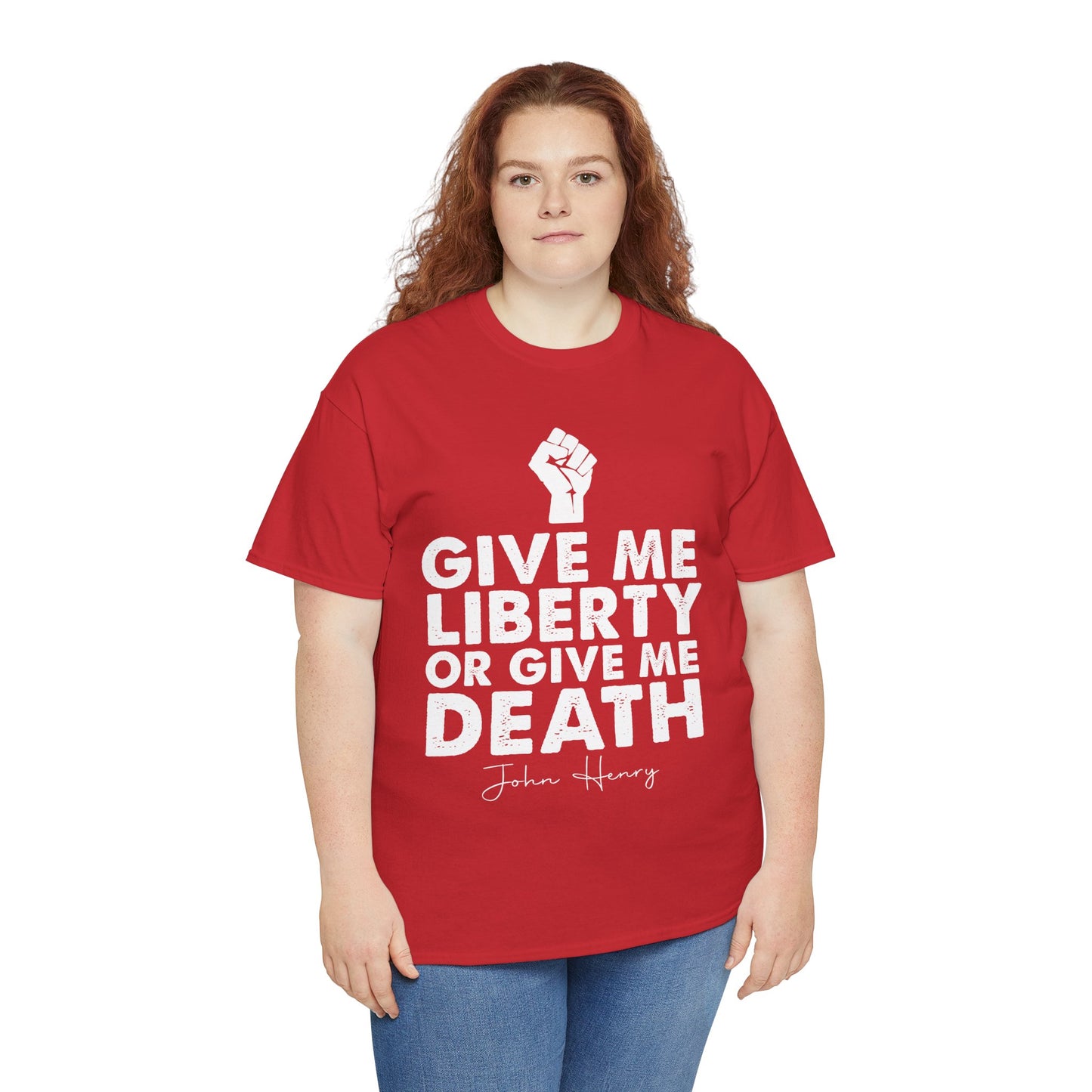 Empowerment Tee | Give Me Liberty Or Give Me Death | Unisex Heavy Cotton T-Shirt, Activist Apparel, Freedom Shirt, Gift for History [...]