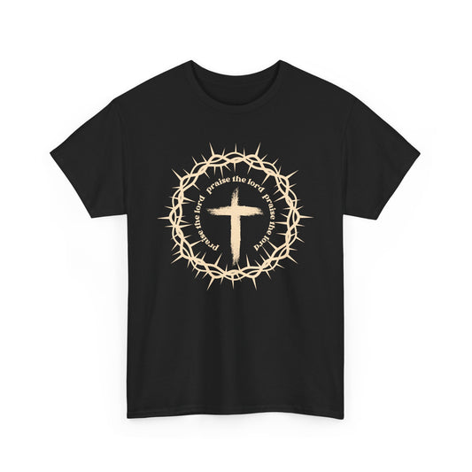 Faith-Inspired Heavy Cotton Tee - Religious T-Shirt, Spiritual Gift, Everyday Wear, Christian Apparel, Church Outfits