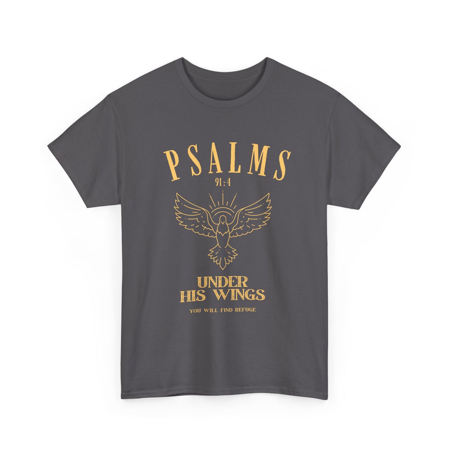 Psalms Inspirational Tee, Comfort Cotton Shirt, Faith-Based Gift, Unisex Casual Wear, Everyday Inspiration, Religious Apparel