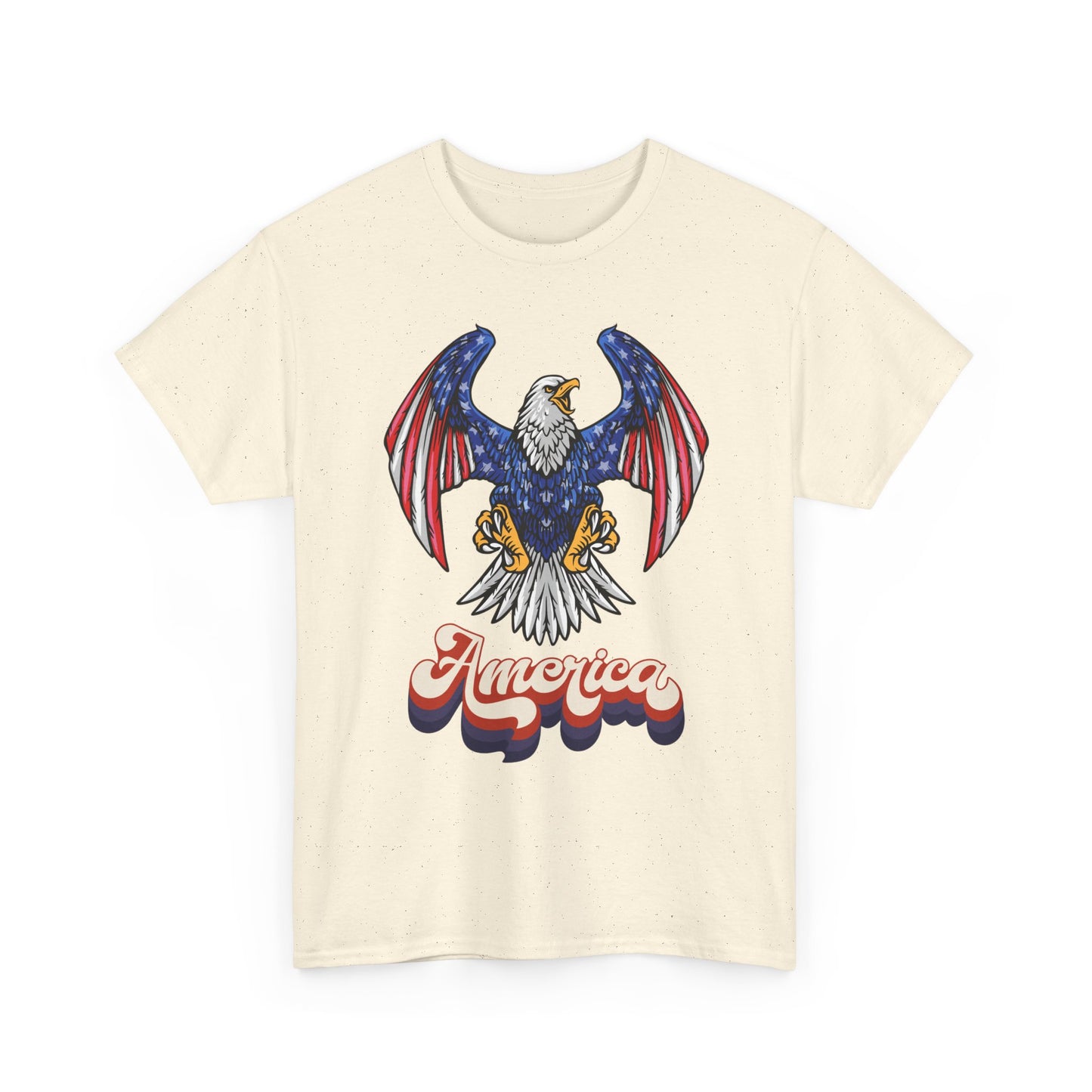 America Eagle T‑Shirt — Vintage Patriotic Bald Eagle Graphic Tee