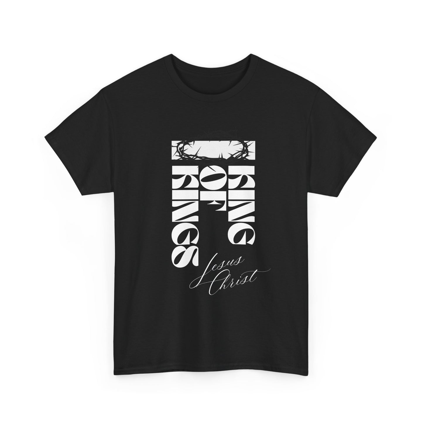 Christian King of Kings Tee | Unisex Heavy Cotton Shirt | Faith-Based Gift, Religious Apparel, Casual Wear, Church T-Shirt