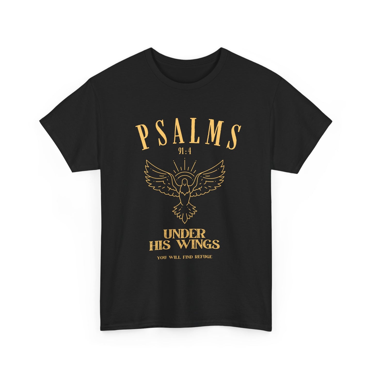 Psalms Inspirational Tee, Comfort Cotton Shirt, Faith-Based Gift, Unisex Casual Wear, Everyday Inspiration, Religious Apparel