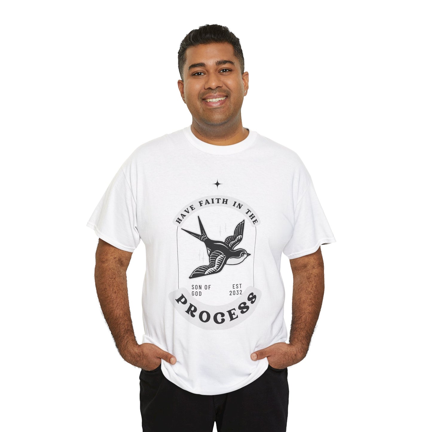 Have Faith in the Process Tee, Inspirational T-Shirt, Motivational Cotton Tee, Unisex Graphic Shirt, Gift for Dreamers, Casual Wear