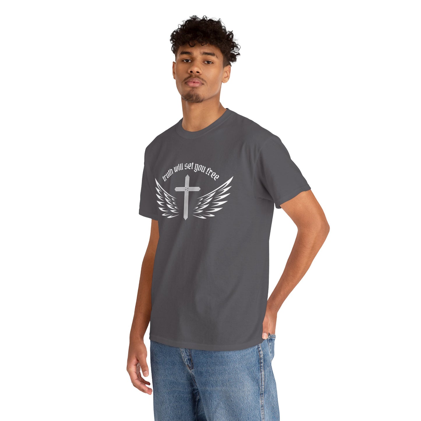 Inspirational Graphic Tee - "Truth Will Set You Free" Unisex Cotton Shirt, Motivational T-Shirt, Faith-Based Apparel, Gift for [...]