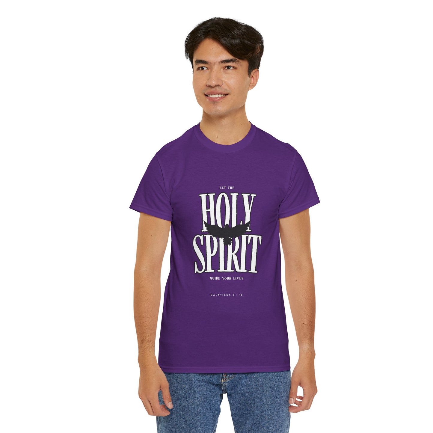 Holy Spirit Unisex Tee - Inspirational Cotton Shirt for Faith, Everyday Wear, Christian Gifts, Spiritual Encouragement, Casual Outfit