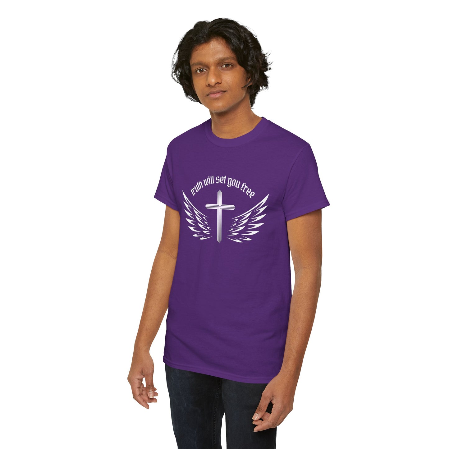 Inspirational Graphic Tee - "Truth Will Set You Free" Unisex Cotton Shirt, Motivational T-Shirt, Faith-Based Apparel, Gift for [...]