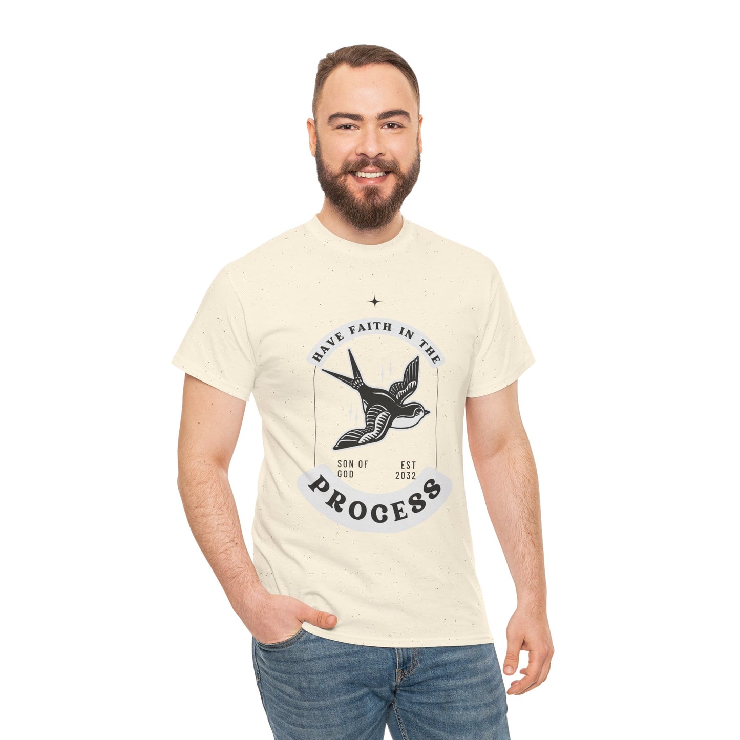 Have Faith in the Process Tee, Inspirational T-Shirt, Motivational Cotton Tee, Unisex Graphic Shirt, Gift for Dreamers, Casual Wear