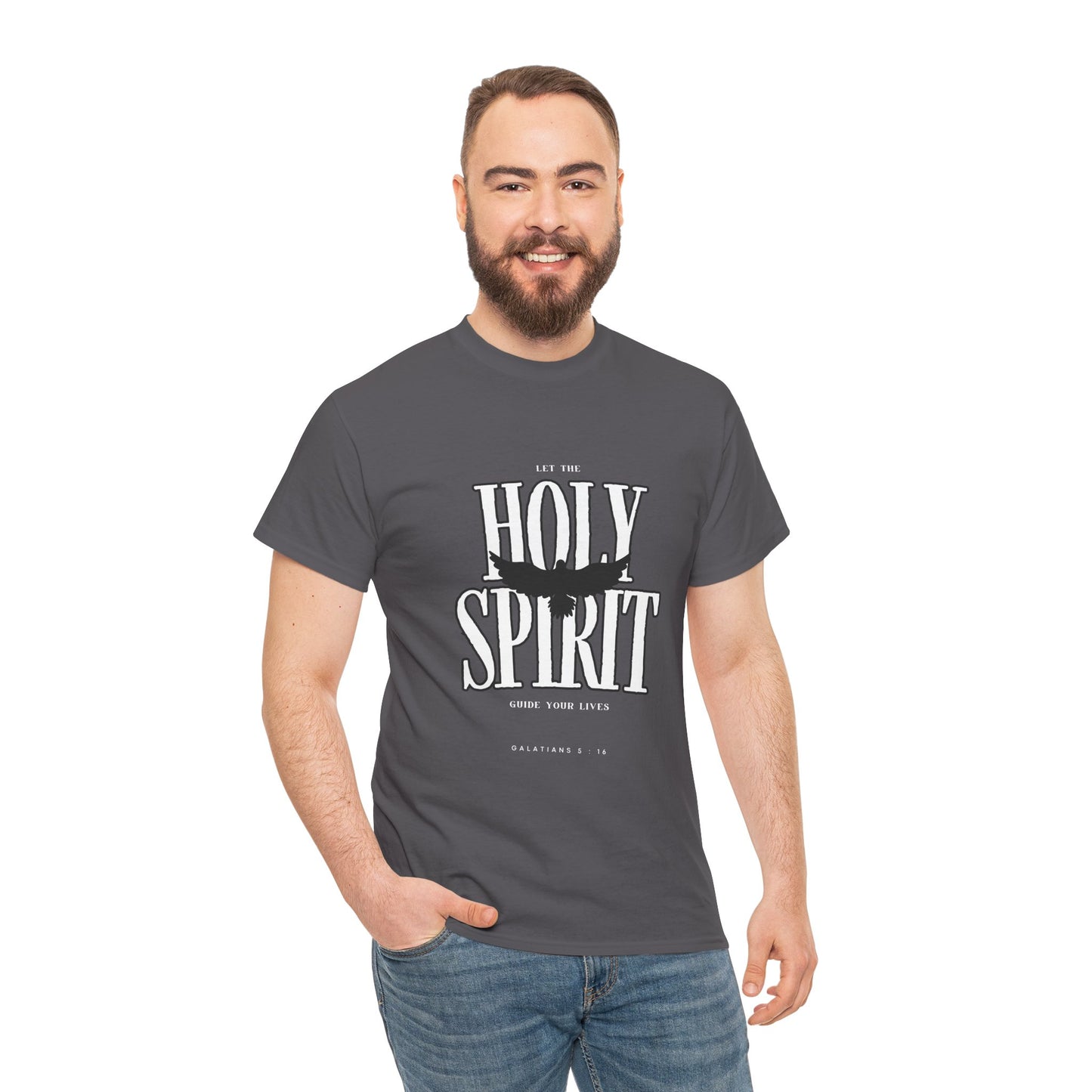 Holy Spirit Unisex Tee - Inspirational Cotton Shirt for Faith, Everyday Wear, Christian Gifts, Spiritual Encouragement, Casual Outfit